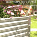 2 Pack 8x4FT Tall Galvanized Raised Garden Bed Outdoor,Metal Garden Bed for Vegetables,Steel Raised Beds for Gardening,Above Ground Garden Box for Flower-Y2G by CozyNest Decor