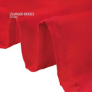 Surmente Red Tablecloth for Round Tables, 90-inch Round Table Cloths for Weddings, Banquets, or Restaurants by CozyNest Decor
