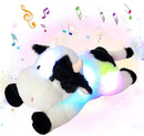 Cuteoy Glowing LED Cow Light-up Nightlight Toys Musical Plush Stuffed Animal Soft Singing Lullabies Birthday Christmas Plushies Gifts for Kids Boys Girls,15.5" by TinyTreasures Baby Boutique