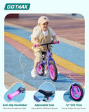 Gotrax KS12 Balance Bike for 2-5 Years Old, 12" Toddlers Bike with LED Light&Bell, Adjustable Soft Seat&Handlebar, Flat-Free Tires&Easy Assembly, Lightweight&No Pedal, Kids Toy Gift for Boys Girls by TinyTreasures Baby Boutique