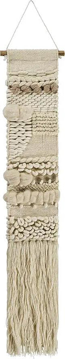 Mark&Day Wall Art, Jochberg Bohemian Farmhouse Wheat Macrame Tapestry Wall Hanging for Living Room, Bedroom, Office or Kitchen (56"H x 10"W) by CozyNest Decor