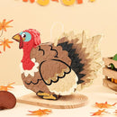 WERNNSAI Thanksgiving Turkey Pinata - Fall Autumn Decorations Wild Turkey Brown Pinata Thanksgiving Party Games for Family Fall Festival Decor Party Favors with Blindfold by TinyTreasures Baby Boutique
