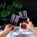 Ciaell 12 Pack Clear Plastic Wine Glasses - 10 Oz Disposable Wine Glasses with Stem for Parties & Weddings & Poolside & Outdoors & Camping by CozyNest Decor