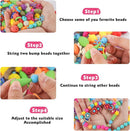 Arthopt Snap Pop Beads Jewelry Making Kit for Girls with 700+ pcs Arts and Crafts Toys for Kids 3-7 Years Old, DIY Snap Beads Bracelets Necklace Ring Toy Set Birthday Gifts for Girls 4 5 6 7 8 by TinyTreasures Baby Boutique