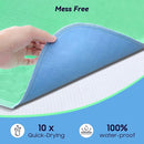 4 Pack 24” x 24” Extra Heavy Absorbency Washable Underpads, Waterproof Nursing Pads Incontinence Bed Pads, Reusable Washable Pee Pads for Dogs, Diaper Changing & Adults, Washable Puppy Pads by TinyTreasures Baby Boutique