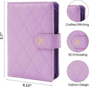 Melsbrinna Rfid Passport Holder for Travel women/Men, Cute Passport Wallet Rfid Blocking Card Slots, Rfid Passport Cover/CaseTravel Wallet, Passport Book Holder (1, LG PURPLE) by TinyTreasures Baby Boutique