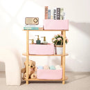 Small Storage Baskets for Organizing | Closet Organizer Bins | Shelf Toy Basket | Woven Rope Baskets | Cube Decorative Box | Shallow Basket | 13x8.5x5.1” | 3 Packs Pink by GreenHaven Gardens