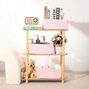 Small Storage Baskets for Organizing | Closet Organizer Bins | Shelf Toy Basket | Woven Rope Baskets | Cube Decorative Box | Shallow Basket | 13x8.5x5.1” | 3 Packs Pink by TinyTreasures Baby Boutique