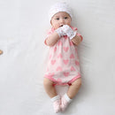 Newborn Baby Boy Girl Caps Mittens Socks Set Cotton Baby Essentials Accessories (Hats+Gloves+Socks) by TinyTreasures Baby Boutique