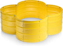Galvanized Raised Garden Beds Outdoor // 3×3×1 ft Planter Raised Beds for Gardening, Vegetables, Flowers // Large Metal Garden Box (Yellow) // Patented Tool-Free Design by GreenHaven Gardens