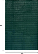 nuLOOM Jeni Checkered 5x8 Machine Washable Area Rug for Living Room Bedroom Dining Room Kitchen, Hunter Green by CozyNest Decor