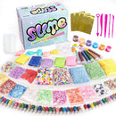 Slime Supplies Kit, 162 Pack Add Ins Slime Kit for Kids Girls Slime Making, Including Foam Balls, Glitter, Fishbowl Beads, Charms, Clear Containers by WINLIP by TinyTreasures Baby Boutique