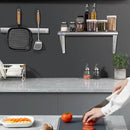 HARDURA Stainless Steel Shelf 12" x 24", 210lb Commercial Shelves Wall Mount Metal Shelving with Backsplash and Brackets for Kitchen, Restaurant, Laundry Room and Home by CozyNest Decor