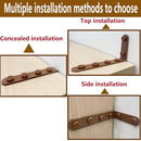 Anti Tip Furniture Anchors for Baby Pet Proofing,Furniture Wall Anchor Furniture Dresser Bookshelf Falling Prevention Device for Children (Brown) by TinyTreasures Baby Boutique