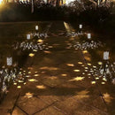 6 Pack Solar Light Outdoor Garden Patio Pathway Landscape Lights Yard Driveway Lawn Walkway Decoration Star Moon Solar Lantern Waterproof Outside Path Hanging Sidewalk Courtyard Black by GreenHaven Gardens