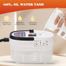 Moongiantgo Handheld Steam Cleaner, 2500W High Pressure Steamer for Cleaning, Portable Pressurized Cleaning Machine for Home Kitchen Car Detailing Grout Tile Bathroom with 1200ml Water Tank (White) by TinyTreasures Baby Boutique