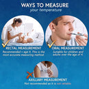 iProven Adult Digital Oral and Rectal Thermometer, Measures in 10 Seconds, with Flexible Tip, Fever Alarm, Thermometer for Kids and Babies (10 Packs) by TinyTreasures Baby Boutique