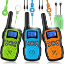 Wishouse Walkie Talkies Rechargeable for Kids Adults Long Range,Xmas Birthday Gift for Boys Girls 3 4 5 6 7 8 9 10 Year Old,Hiking Gear Camping Games Toys with Flashlight,VOX,Easy to Use 3 Pack by TinyTreasures Baby Boutique