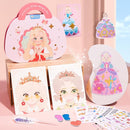 4 in 1 Princess Art Craft Kits, Foil Crafts Art Fun & Gem Painting, Makeup Diamond DIY Activity, Dress Up Sticker Books,Travel Toys, Ideal Toys for Girls Ages 6 7 8+ Years Old by TinyTreasures Baby Boutique