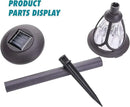 HECARIM Solar Lights Outdoor, 10 Pack Solar Pathway Lights, Solar Powered Garden Lights, Waterproof LED Solar Landscape Lights for Walkway, Pathway, Lawn, Yard and Driveway… by GreenHaven Gardens