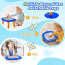 Kikidex Toddlers Toys Age 1-3, Magnetic Drawing Board, Toddler Girl Toys for 1-2 Year Old, Doodle Board Pad Learning and Educational Toys for 1 2 3 Year Old Baby Kids Birthday Gift (Dark Blue) by TinyTreasures Baby Boutique