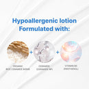 BEBESUP- 베베숲 Daily Hydration Baby Lotion | Korean Skincare for Sensitive & Atopic Skin 100-Hour Hydration Organic Rice & Ceramide Formula Hypoallergenic Fast Absorbing 10.14 fl. oz by TinyTreasures Baby Boutique