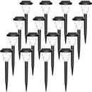 Solar Outdoor Lights Waterproof,Solar Pathway Lights Outdoor with Great Pattern, Auto On/Off Garden Decor for Outside Garden Walkway Driveway Pathway(16 Pack) by GreenHaven Gardens