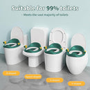 Potty Training Toilet Seat with Kids Step Stool Anti-Slip Toddler Potty Seat with Soft Cushion, Baby Potty Training Set Toddlers Toilet Seat for Boys and Girls (Green) by TinyTreasures Baby Boutique
