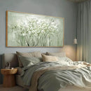 Framed Floral Wall Art Green botanical Canvas 24"x48" Artwork plant print Nature Wall Decor for Home Living Room Bedroom Kitchen Office by CozyNest Decor