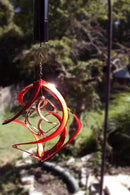 Red Carpet Studios 31092 Cosmix Wind Spinner Double Helix, 14-Inch, Red &Copper by GreenHaven Gardens
