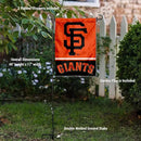 WinCraft San Francisco Giants Garden Flag with Stand Holder by GreenHaven Gardens
