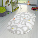 STARUIA Road Traffic Kids Rug Children Playing with Cars Playmat 3x5 Ft, Washable Play Carpet for Kids Playroom, Non-Slip Have Fun Safe Baby Nursery Rug for Toddler Boy's Bedroom Game Room Grey by CozyNest Decor