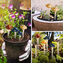 AIGEL Garden Decor Mushrooms, Ceramic Mushroom for Garden Fairy Yard Decoration DIY Ornament for Dollhouse Potting Shed Flowerpot Plants Lawn Garden Outdoor Statue by GreenHaven Gardens