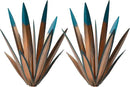 2pcs Metal Tequila Country Sculpture DIY Tequila Plant Home Decor Country Tequila Garden Ornament Indooutdoor Statuette Patio Lawn Patio Stake Decoration Gift to The Garden 12“ by GreenHaven Gardens