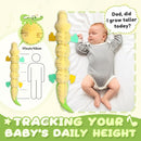 Baby Toys 0 to 12 Months, Musical Stuffed Animals Activity Soft Toy with Multi-Sensory Crinkle, Rattle and Textures, Infant Tummy Time Toys for Newborn Boys Girls, Crocodile, Green by TinyTreasures Baby Boutique