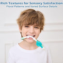 Chew Necklaces for Sensory Kids Adults, Flower Chewy Necklace Sensory Toys for Autism Nail Biting, Fidget Necklace Oral Chew Toys, ADHD Tools for Boys Girls by TinyTreasures Baby Boutique