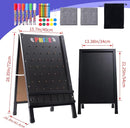 Prize Drop Game Board, 15.7"X27.5" Double-Sided Foldable Design with Wooden A-Frame Chalkboard Sign for Family, Carnival, Trade Show & Party-Includes 10 Coin Drop Discs and Chalk Set, Portable Design by TinyTreasures Baby Boutique