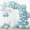 130pcs Pale Aqua Balloons Different Sizes 18" 12" 10" 5" Aqua Blue Latex Balloon Garland Arch Kit for Birthday Baby Shower Graduation Wedding Gender Reveal Anniversary Party Decorations by CozyNest Decor