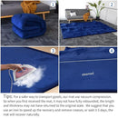 Baby Play Mat for Floor,1.3" Thick Memory foam Tummy Time Mat for Toddlers,Infants,kids,Water-Repellent Soft Nursery Rug ,79"×79" Extra Large Non Slip for Crawling&Yoga,Tatami Style for Living Room(Royal Blue) by TinyTreasures Baby Boutique