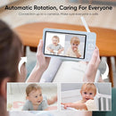 bonoch Add-on Baby Camera Unit for BBM01/ BBM03/ BBM05, 720p HD Video Baby Monitor Camera No WiFi, Security Split-Screen, Auto Night Vision, 4X Zoom, 2-Way Audio, Temperature Sensor, 8 Lullabies by TinyTreasures Baby Boutique