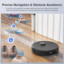 Roborock Qrevo Edge S5A Robot Vacuum and Mop, 17,000Pa, Zero-Tangling, DuoDivide Main Brush, FlexiArm Side Brush, Hot Water Mop Washing & Self-Cleaning, Warm Air Drying, Self-Emptying, Black by CozyNest Decor
