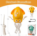 Magic Dancing Octopus Toys, Musical LED Toy, 3 Colors Available (Yellow) by TinyTreasures Baby Boutique