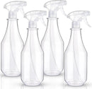 Plastic Spray Bottles Empty Spray Bottle 28.4oz Heavy Duty Spraying Bottles Mist/Stream Water Bottle for Cleaning Solutions, Plants, Pet, Essential Oils, Hair (Clear4) by GreenHaven Gardens