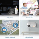 VTech Video Baby Monitor with Camera and Audio, 3.5" LCD Screen, Pan-Tilt-Zoom, 2-Way Talk, VOX Mode, Night Light, Lullabies, Soothing Sounds, Temperature Sensor, Long Range, No WiFi: VM4263 (White) by TinyTreasures Baby Boutique