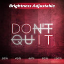 Don't Quit Neon Sign for Wall Decor, DO IT Neon Lights Party Decorations, USB Powered Switch LED Neon Lights Adjustable for Office, Gym, Man Cave, Gamer Room Decor by CozyNest Decor