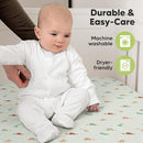 KeaBabies 2-Pack Organic Crib Sheets for Boys, Girls - 52x28 Fitted Crib Mattress Sheet Neutral, Breathable Jersey Cotton Cover for Baby Bed, Toddler Mattress, Soft & Cute Prints (Roarsome) by TinyTreasures Baby Boutique