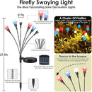 Red White and Blue Solar American Flag Firefly Lights, 8 PK Firefly Light 4th of July Patriotic Solar Outdoor Lights Waterproof, Independence Day Patriotic Decor for Garden Yard Decorations by GreenHaven Gardens