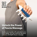 KOAPRO Fascia Massage Tool Blaster for Cellulite, Muscle Knots, Trigger Points - All-in-One Full Body Myofascial Release Tool, Facia Blaster, Targeted Tension Relief, Effective Back and Neck Massager by CozyNest Decor