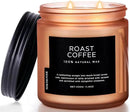 M&SENSE Coffee Candles Scented Strong, 2 Wick 11.6oz 70 Hours Burning Time Organic Natural Soy Wax Candle for Bedroom Kitchen Home Decor, Housewarming Gift for Men and Women by CozyNest Decor
