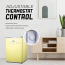 2.5 Cu. Ft. Compact Refrigerator, ENERGY STAR Certified Small Refrigerator, Single Door Mini Fridge with Freezer, R600a Refrigerant, IBCR25SUN , Sun Yellow by CozyNest Decor